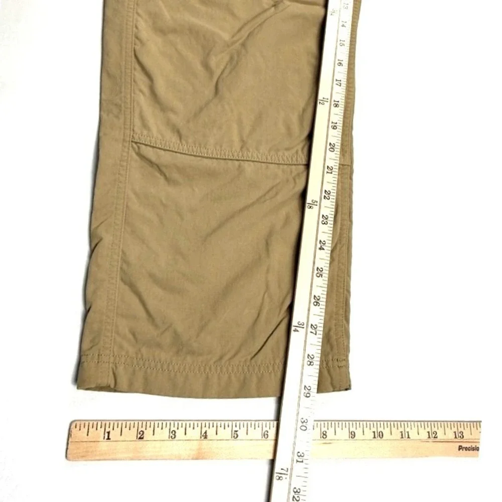Duluth Trading Co‎ Tan Hiking Pants XL x 30 Elastic Waistband Nylon Lightweight